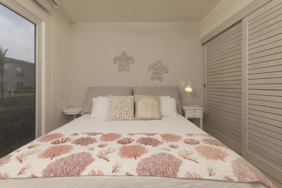 Master bedroom centered view